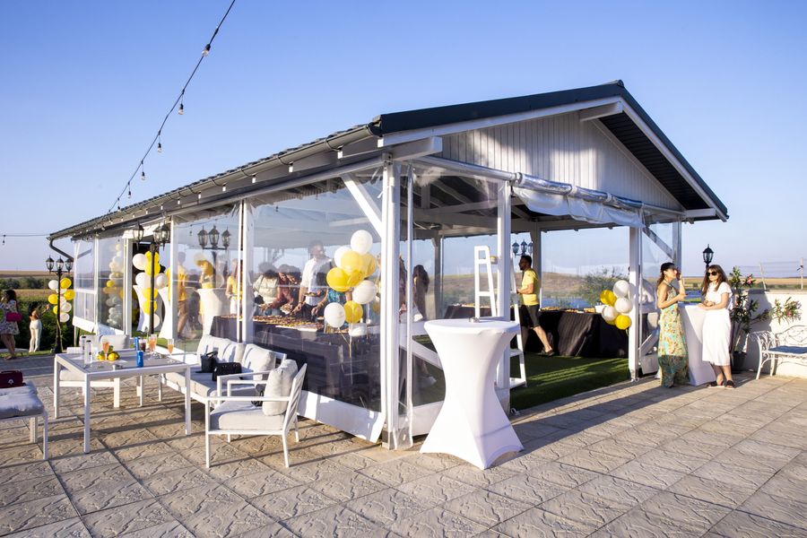 Foișorul pregătit pentru un eveniment